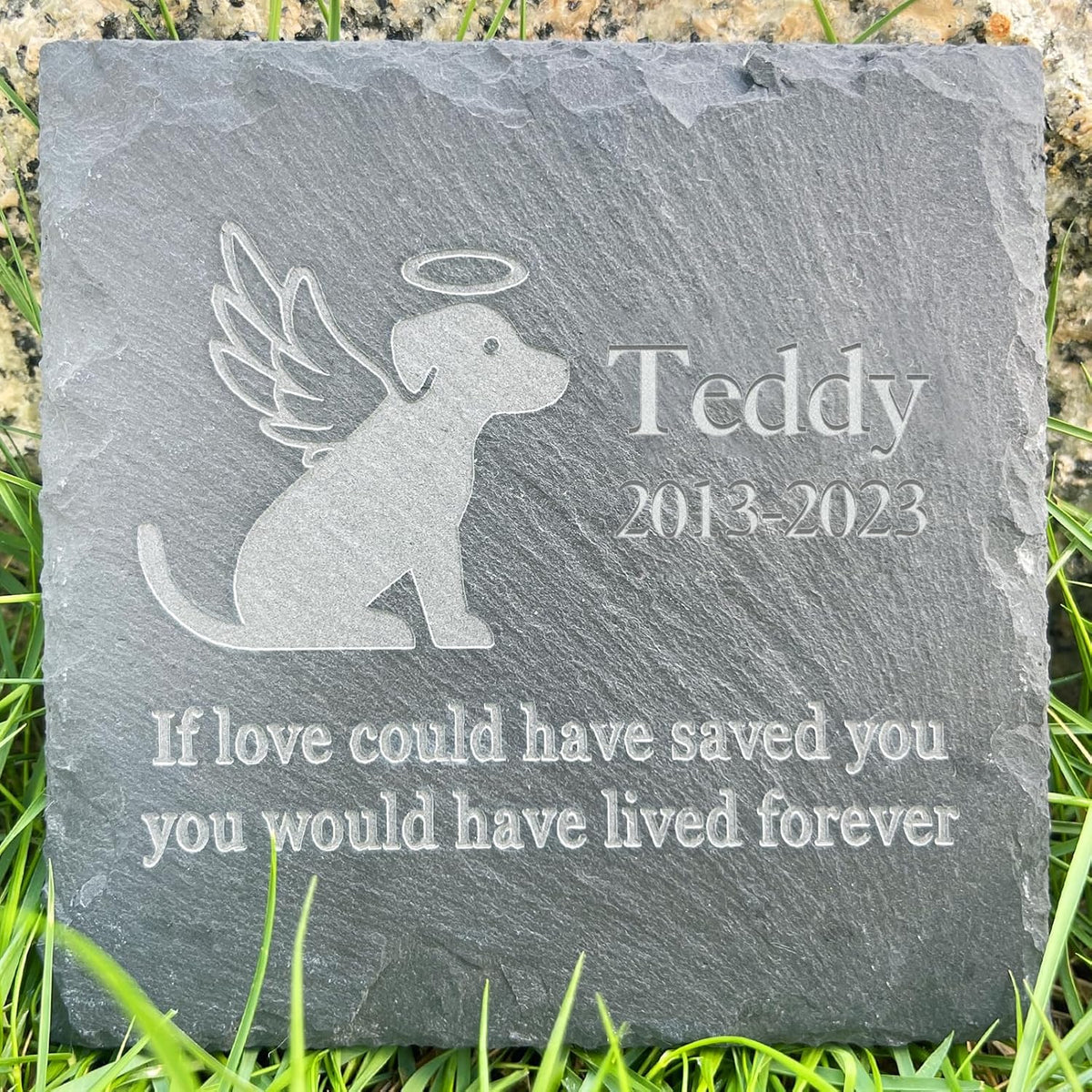 Personalized Pet Memorial Stone Gift - Ferret Grave Marker - Pet Sympathy Tombstone - Garden Headstone - Personalized Ferret Loss Gifts - Bereavement Gifts - Memory Gifts for Pet Loss